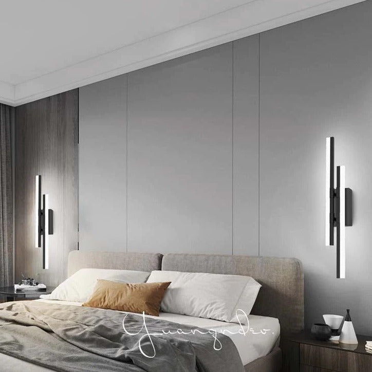 Minimal LED Wall Lamp Strip - Warm White Indoor Light