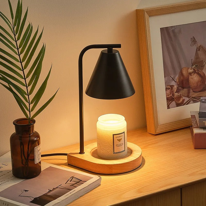 Elora Candle Warmer Table Lamp With Cozy Ambient Glow