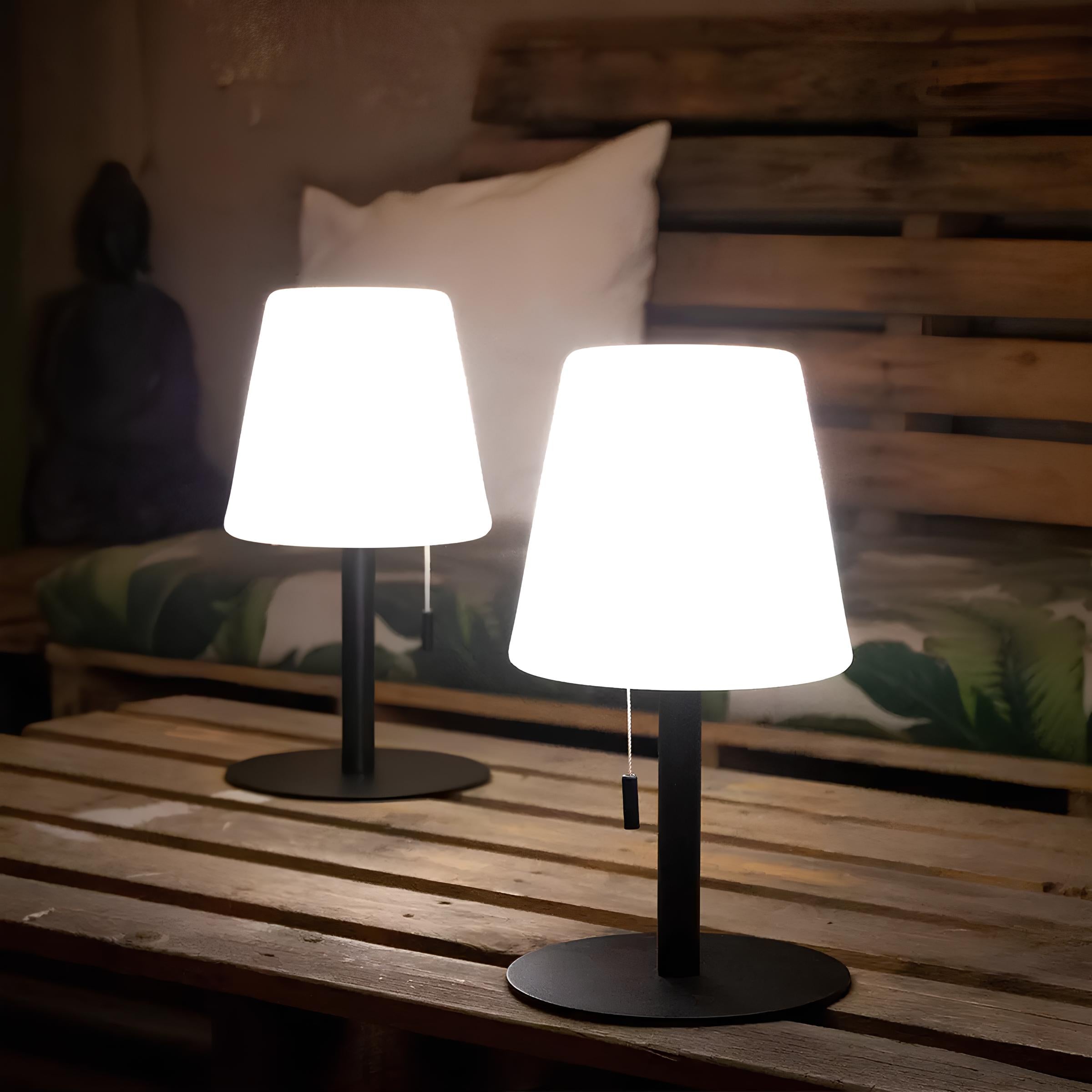 LumaNova Cordless LED Table Lamp Dimmable Waterproof