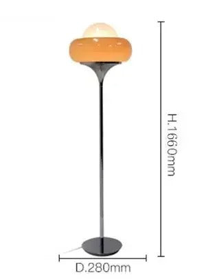Aurea Egg Tart Table and Floor Lamp with Dimmable LED