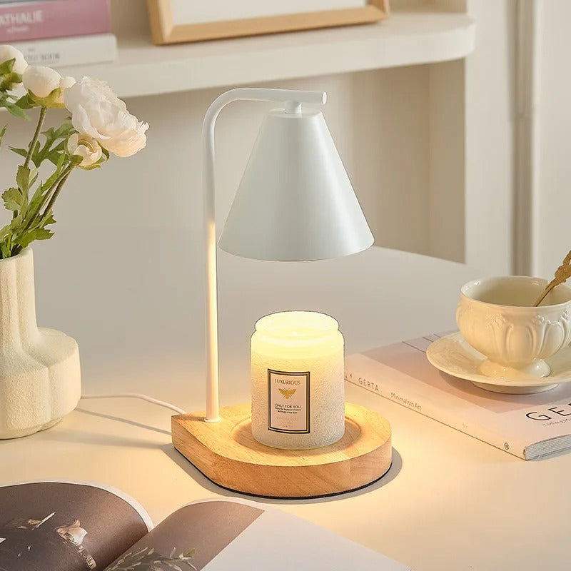 Elora Candle Warmer Table Lamp With Cozy Ambient Glow