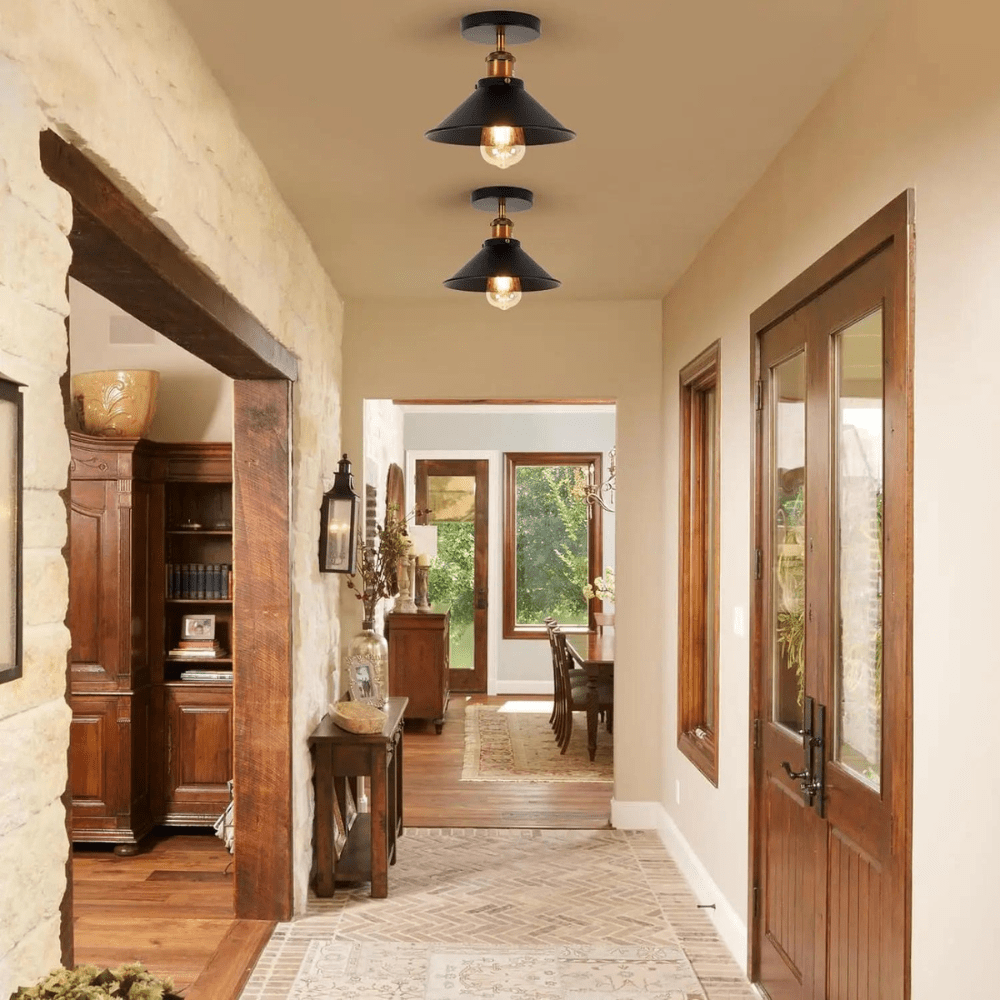 NoirCharm Ceiling Lamp with Velvet Soft Ambient Glow
