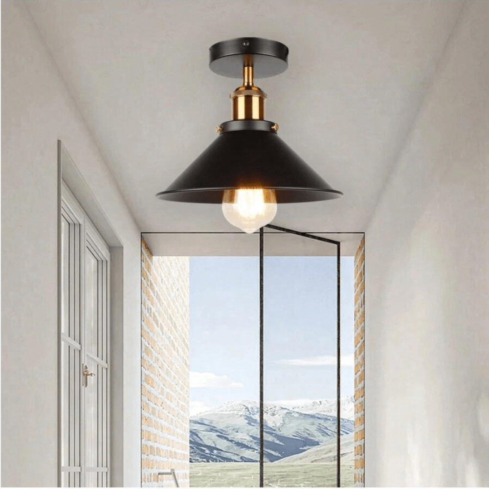 NoirCharm Ceiling Lamp with Velvet Soft Ambient Glow