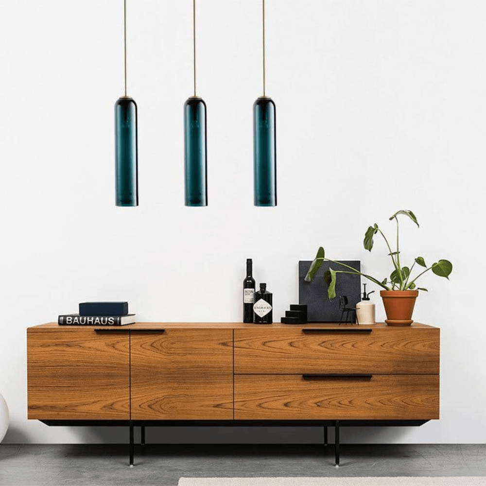 AstraGlow Melted Glass Ceiling Lamp with LED Ambient Light