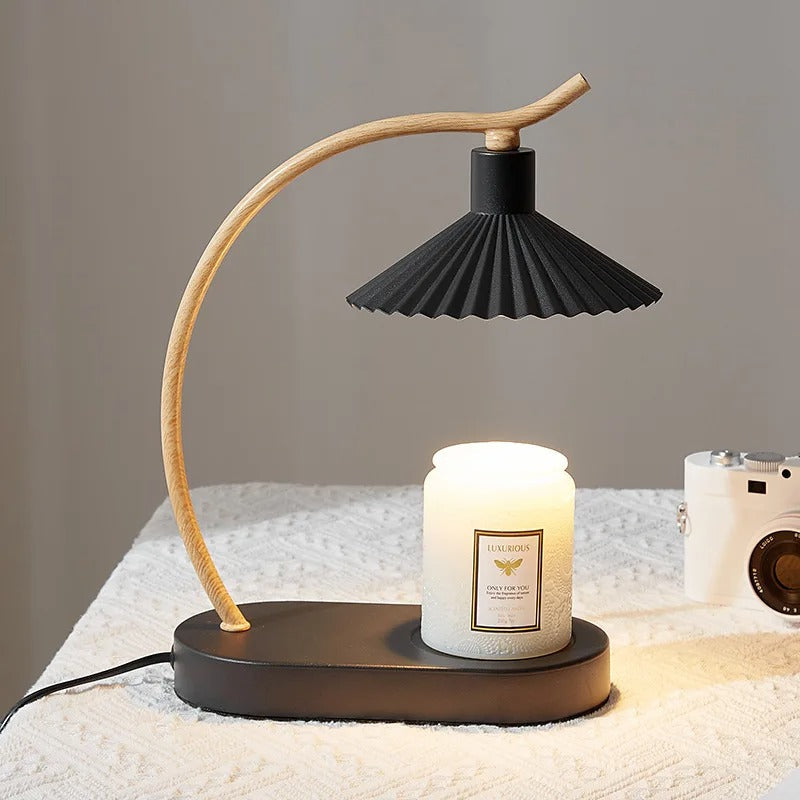 NovaLuna Candle Warmer Lamp Table Lamp with Ambient Glow