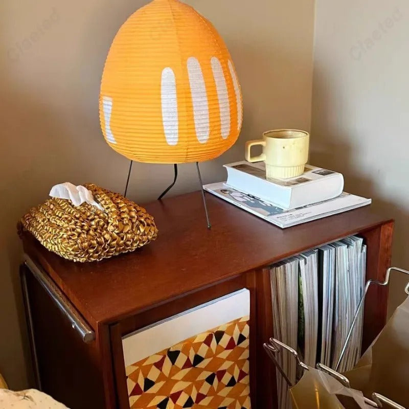 Kairo Rice Paper Table Lamp Japanese Minimalist Lighting