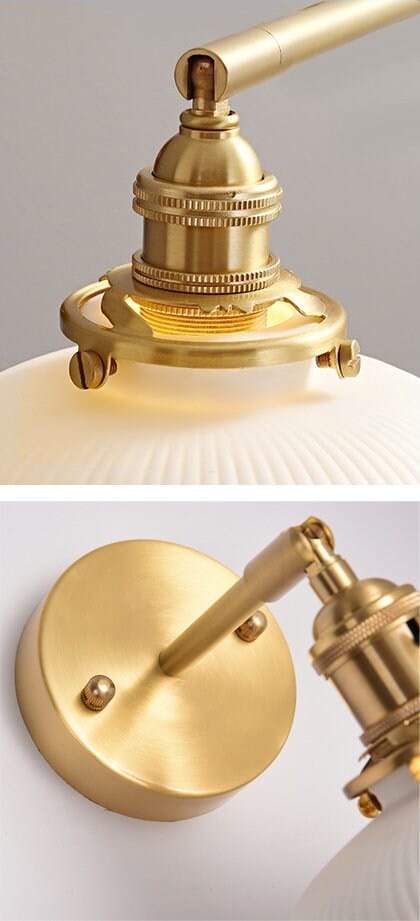 Ribbed Ceramic Lantern Wall Light Cylinder Bulb Included