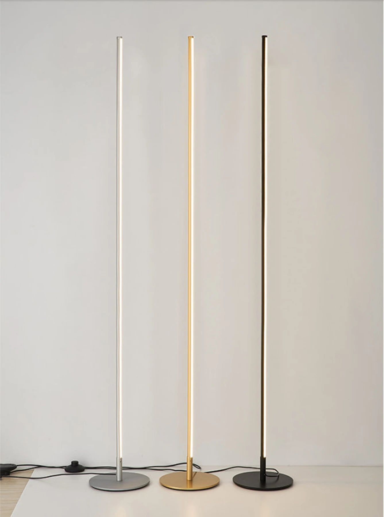 LunaFlux | Slim Modern Floor Lamp for Minimalist Spaces