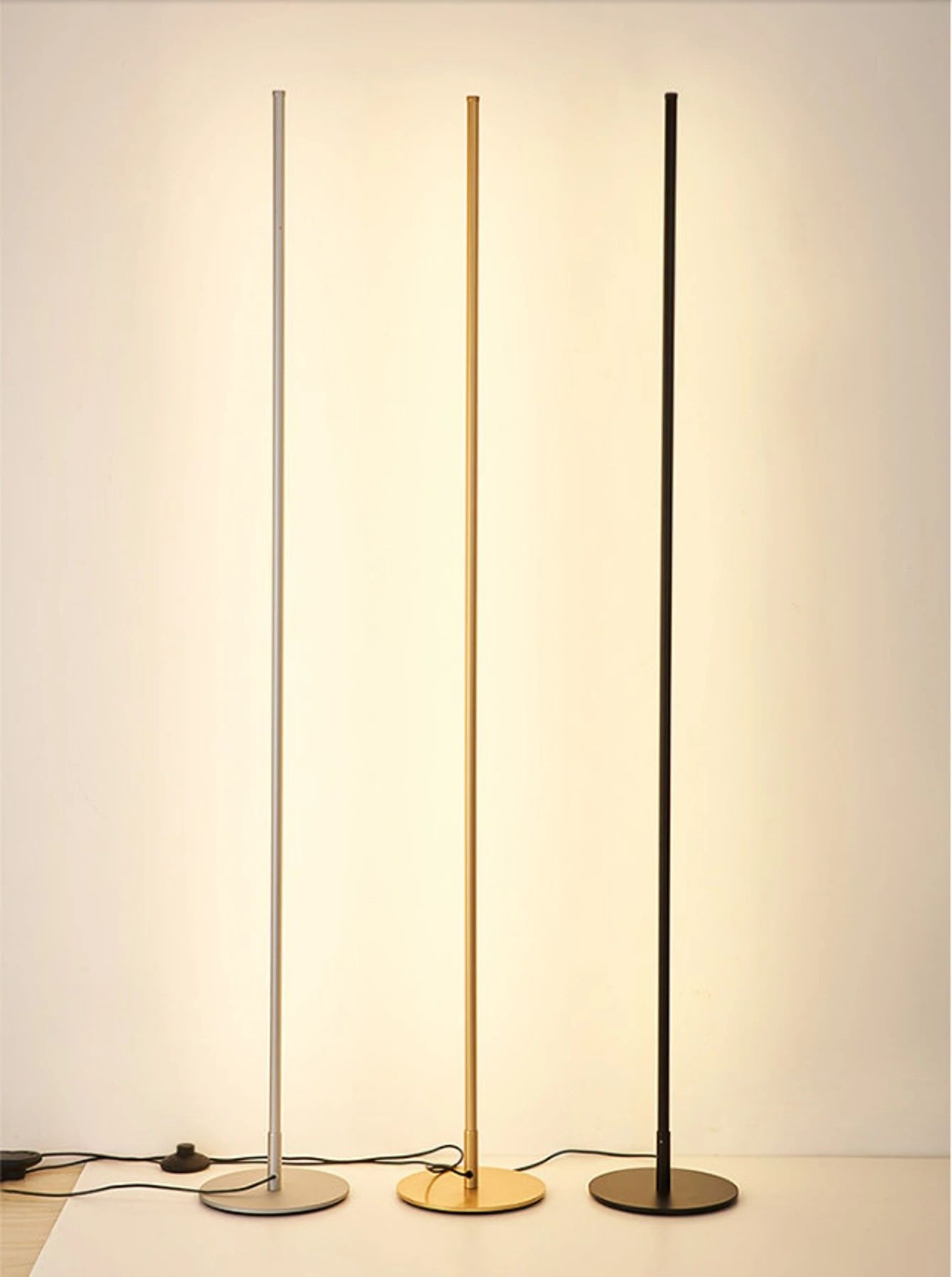LunaFlux | Slim Modern Floor Lamp for Minimalist Spaces