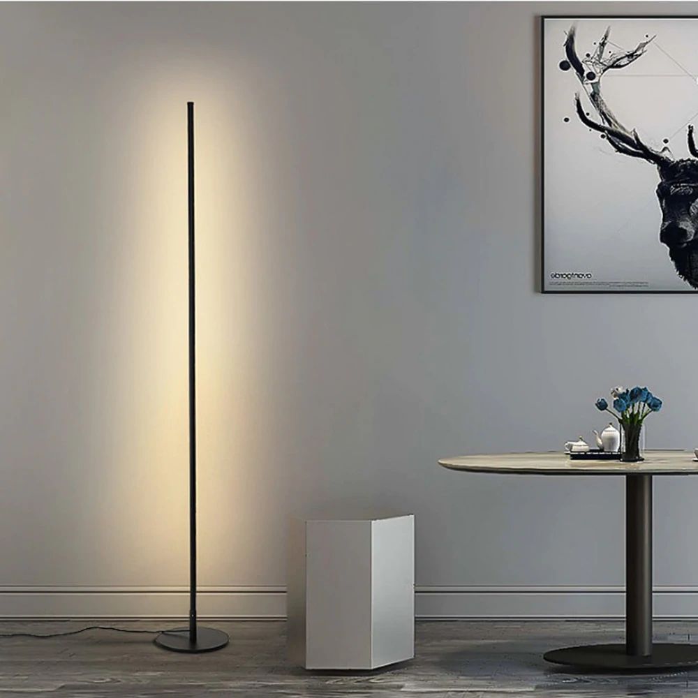 LunaFlux | Slim Modern Floor Lamp for Minimalist Spaces