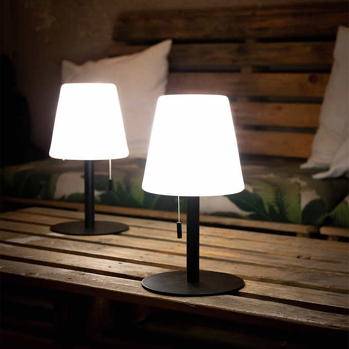 LumaNova Cordless LED Table Lamp Dimmable Waterproof