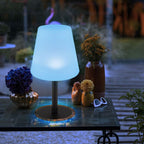 LumaNova Cordless LED Table Lamp Dimmable Waterproof
