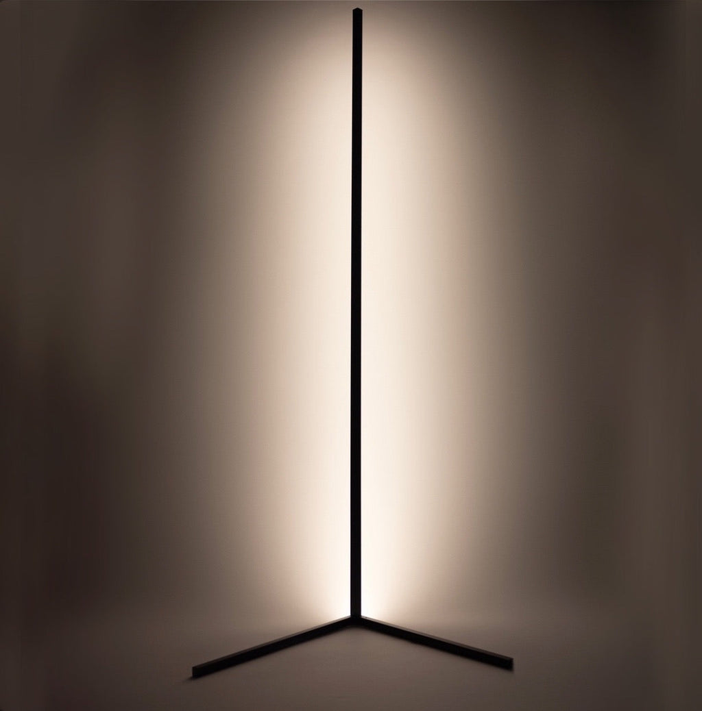 LuminaNova Corner Floor Lamp For Tight Corners Home Use