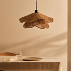 Lumira Jute Pendant Lamp With Natural Boho Texture Finish