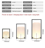 Solara Terrace Garden Lights Weatherproof Stainless Steel & Glass