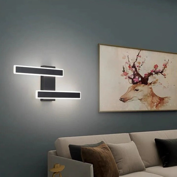 Minimal LED Wall Lamp Strip - Warm White Indoor Light