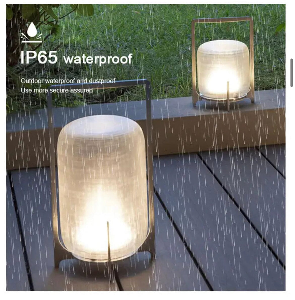 Solara Terrace Garden Lights Weatherproof Stainless Steel & Glass