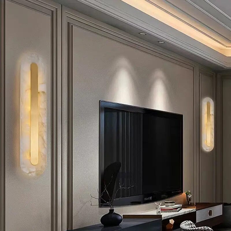 Quorra Marble Round Wall Light Timeless Home Glow Elegance