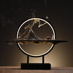 Alpine Glow Incense Lamp USB Powered Mountain Scene