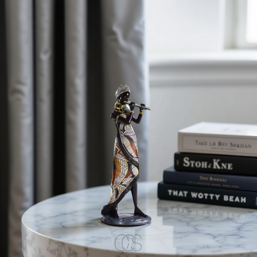 Anakre - African Musicians Statue Set - Decorative Sculptures