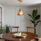 Anakre - Amber Glass Pendant Lamp – Warm Light & Stylish Design