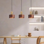 Anakre - Design pendant lamp with gold accent