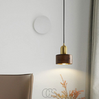 Anakre - Design pendant lamp with gold accent