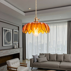 Anakre - Glass Flower Pendant Lamp - Vintage Design