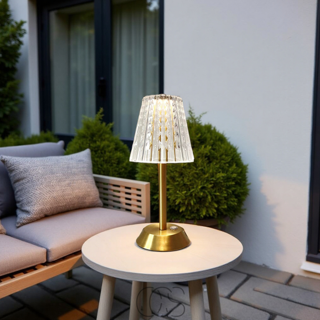 Anakre - Lampe d'ambiance en cristal LED - lumière luxueuse, où que vous le souhaitiez
