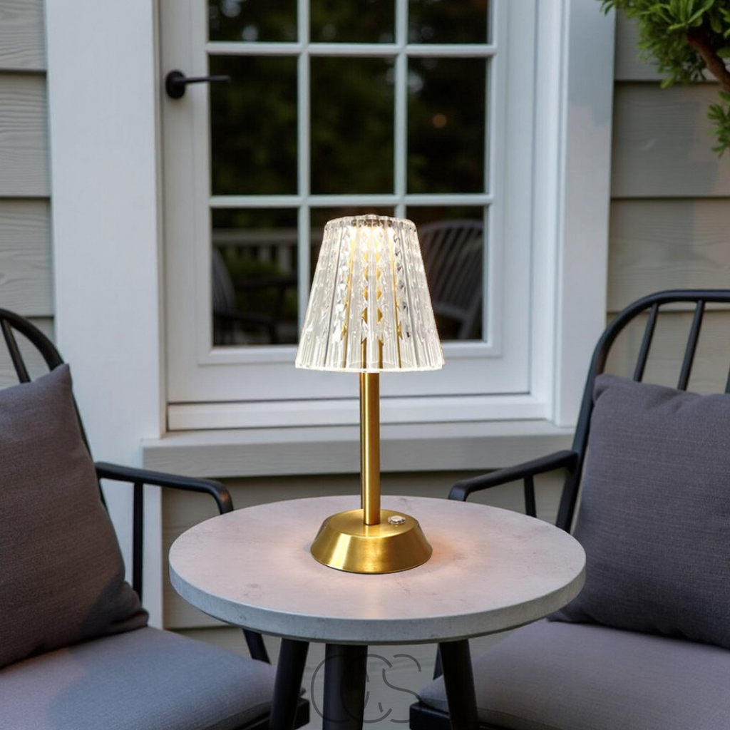 Anakre - Lampe d'ambiance en cristal LED - lumière luxueuse, où que vous le souhaitiez