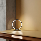 Anakre - Lampe de table à anneau LED - Design moderne minimaliste