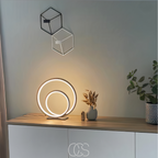 Anakre - Lampe de Table LED Double Anneau