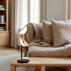 Anakre - LED-Tischlampe mit goldenem Vogel – warmes atmosphärisches Licht