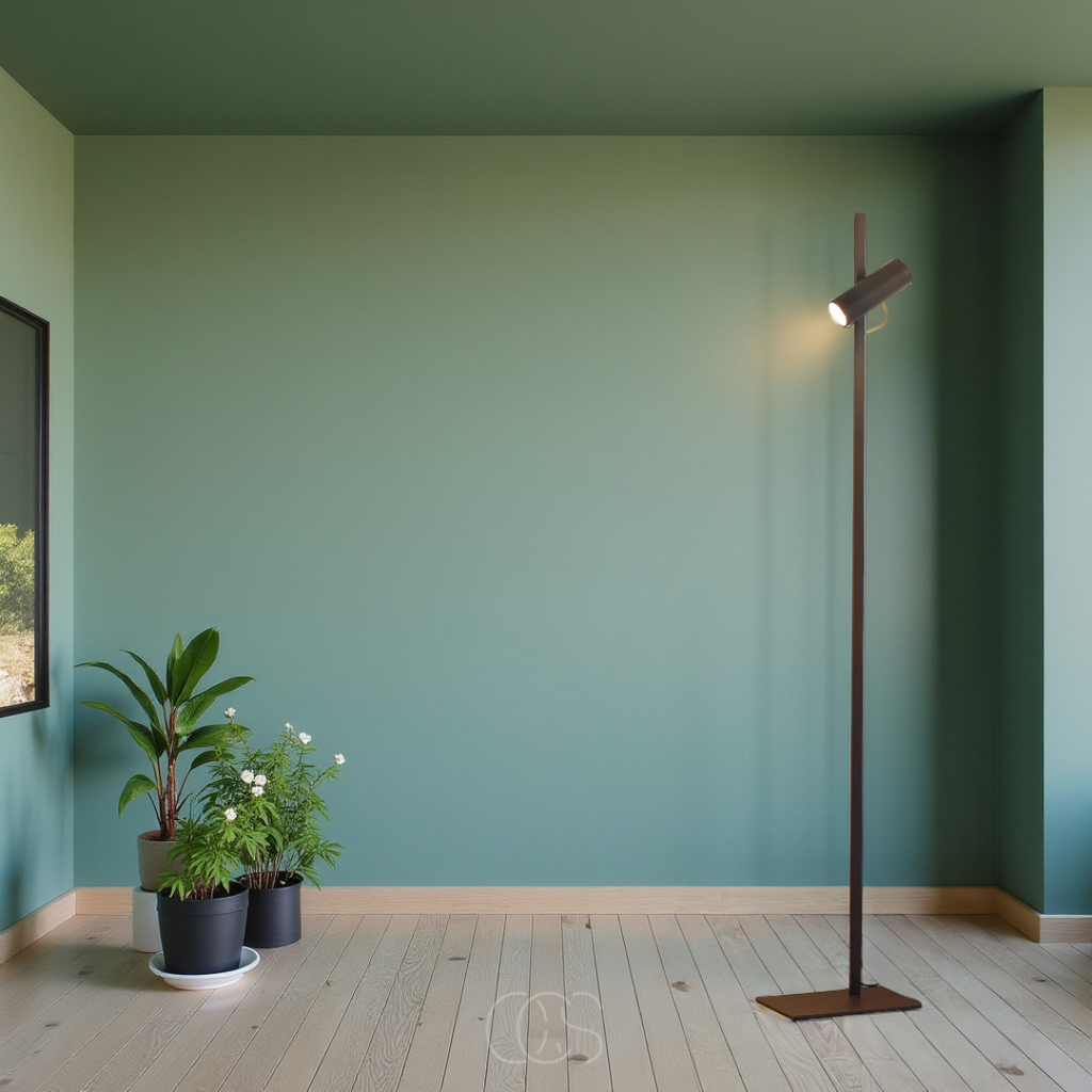 Anakre - LED floor lamp with spotlight - reading lamp