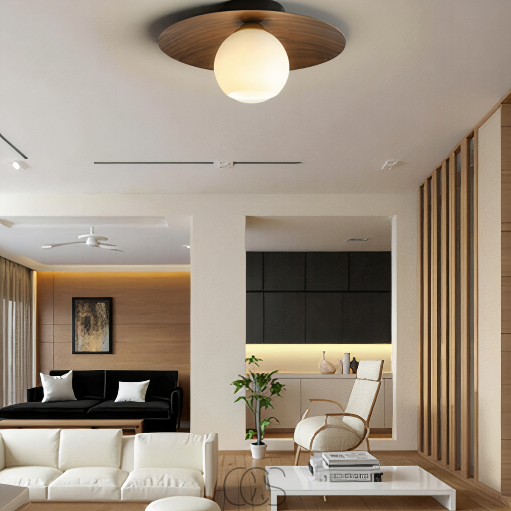 Anakre - Loella LED ceiling lamp - natural tranquility in the home