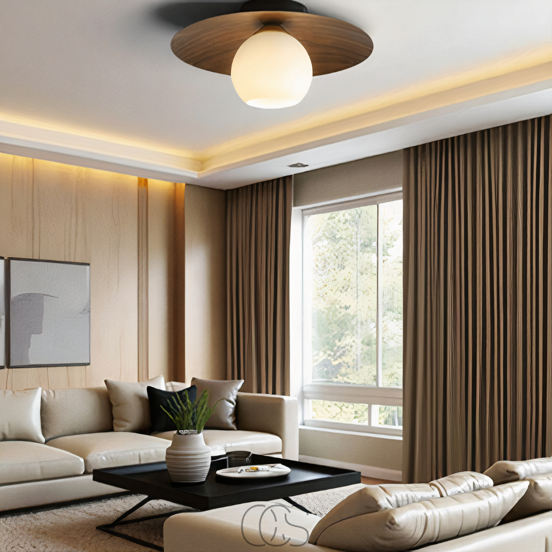 Anakre - Loella lampa sufitowa LED - naturalny spokój w domu