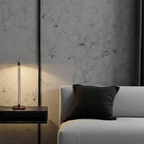 Anakre - Minimalist LED Table Lamp - Modern Matte Black Aluminum