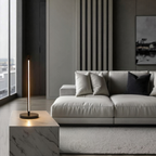 Anakre - Minimalist LED Table Lamp - Modern Matte Black Aluminum