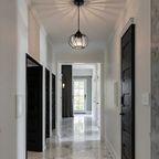 Anakre - Nordic Pendant Lamp with Spherical Glass - Black Design