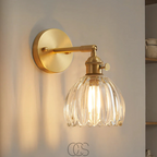 Anakre - Retro Wall Lamp with Glass Tulip Shade