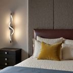 Anakre - Slim LED wall lamp - Black aluminum