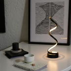 Anakre - Spiral Lamp – modern design with 3 light colors & energy-efficient LED