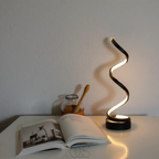 Anakre - Spiral Lamp – modern design with 3 light colors & energy-efficient LED