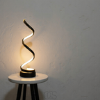 Anakre - Spiral Lamp – modern design with 3 light colors & energy-efficient LED