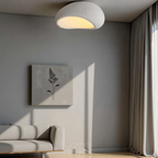 Anakre - Wabi-Sabi Fabric Ceiling Lamp - Polyform & Resin