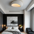 Anakre - Wabi-Sabi Fabric Ceiling Lamp - Polyform & Resin