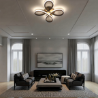 Anakre – Ceiling lamp LED Klaver – Modern design with atmospheric dimming function