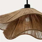 Lumira Jute Pendant Lamp With Natural Boho Texture Finish
