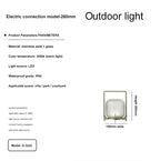 Solara Terrace Garden Lights Weatherproof Stainless Steel & Glass