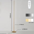 LunaFlux | Slim Modern Floor Lamp for Minimalist Spaces